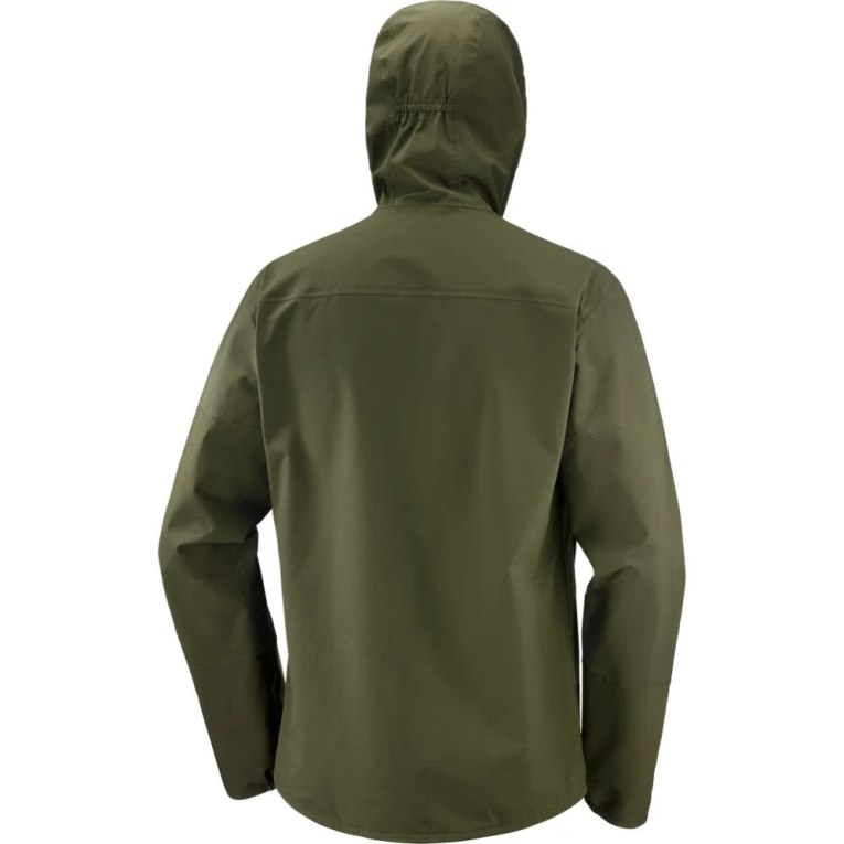Chaquetas Shell Salomon Outrack Impermeables 2.5L Hombre Verde Oliva | MX RCHG810